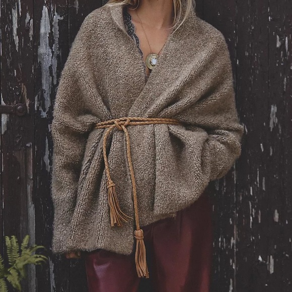 ADA SOGA BRAIDEN LEATHER WRAP BELT (O/S) - Picture 4 of 5